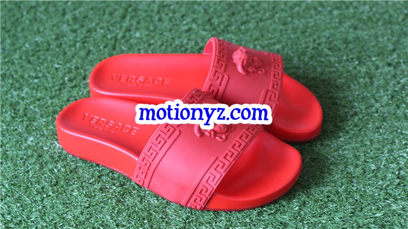 Brand Versace Red slide